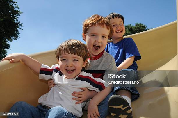 Sliding Fun Stock Photo - Download Image Now - Child, Sliding, Slide - Play Equipment