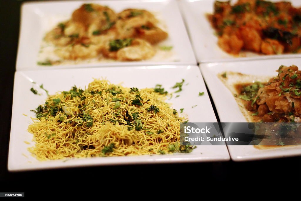 bombay chaat Sev puri - Lizenzfrei Asien Stock-Foto