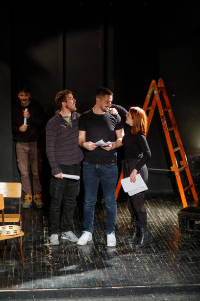 istock Group Of Actors During The Play 1468941174
