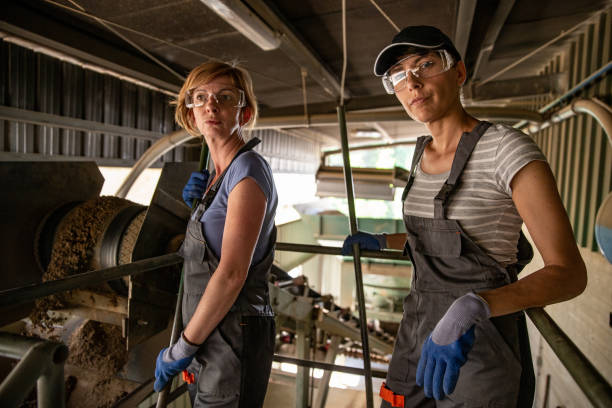 istock Blue collar female colleagues 1468941311