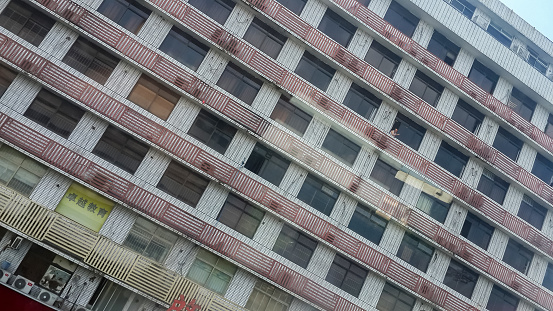 Guangzhou, China - September 25, 2015 - Old building pattern in Guangzhou city, China