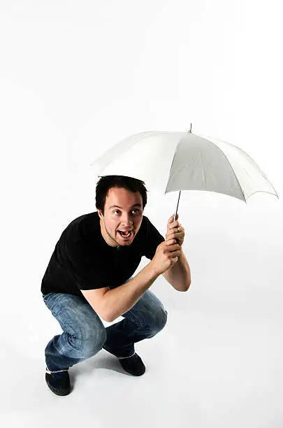 Photo of Umbrella man