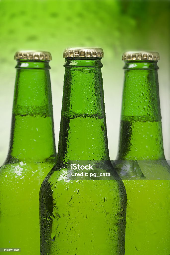 Garrafas de cerveja - Foto de stock de Bebida royalty-free