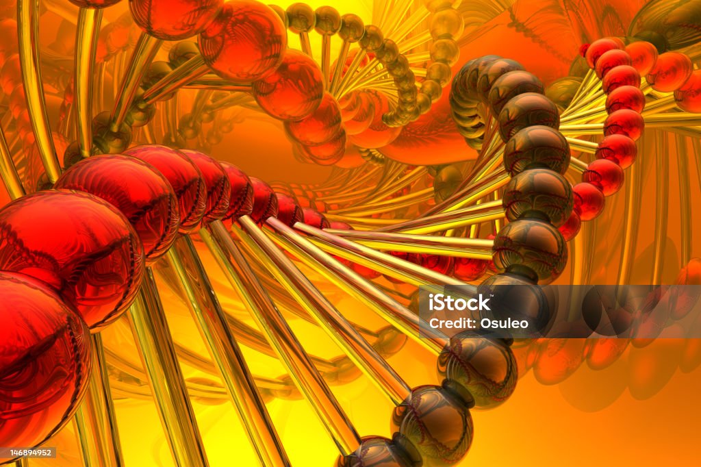 DNA Spirale - Lizenzfrei Abstrakt Stock-Foto