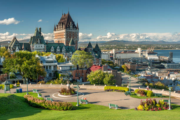 istock Old Quebec City downtown historic skyline view 1468955262