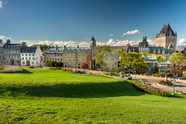 istock Old Quebec City downtown historic skyline view 1468955273