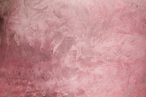 Texture background grunge old pink magenta stone wall, full frame