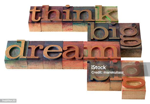 Pomyśl I Dream Big - zdjęcia stockowe i więcej obrazów Aspiracje - Aspiracje, Bez ludzi, Białe tło