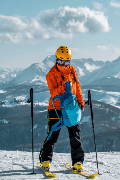 istock Amazing scenery during one ski day in the mountains 1468967820
