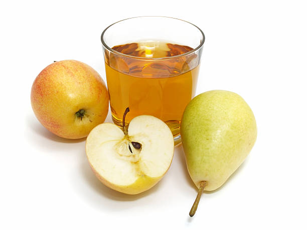 istock apple and pear with a glass of juice 146896789