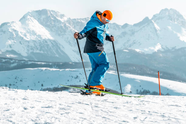 istock Ski adventurer surrounded by beautiful mountains in Montenegro 1468968410