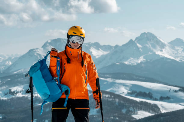 istock Amazing scenery during one ski day in the mountains 1468968692