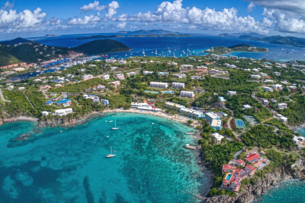istock Public Beach near Red Hook, US virgin Islands 1468972004