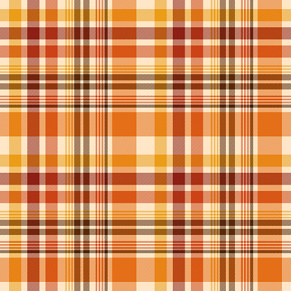 Colorful repeating pattern design in a cozy autumnal plaid theme