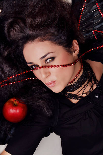 istock Portrait of a seductive cheeky brunette 146897629