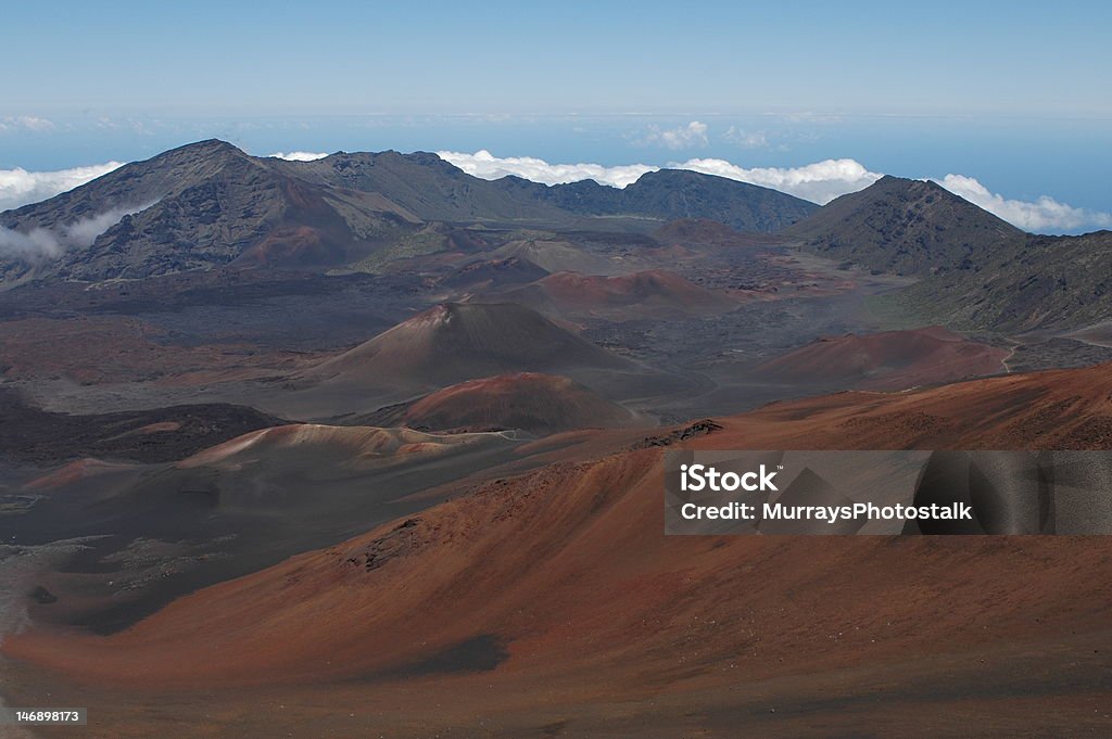 Вулкан Халеакала, Мауи,, вулканических кратеров, Гавайи - Стоковые фото Haleakala Crater роялти-фри