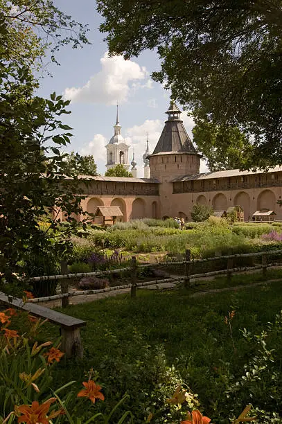 Suzdal. Spaso-Evfimiev a monastery (it is based in the middle of XIV century). The Fortification