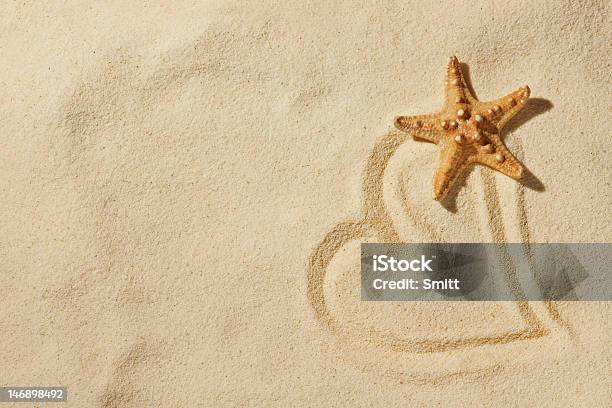 Heart Stock Photo - Download Image Now - Backgrounds, Beach, Heart Shape