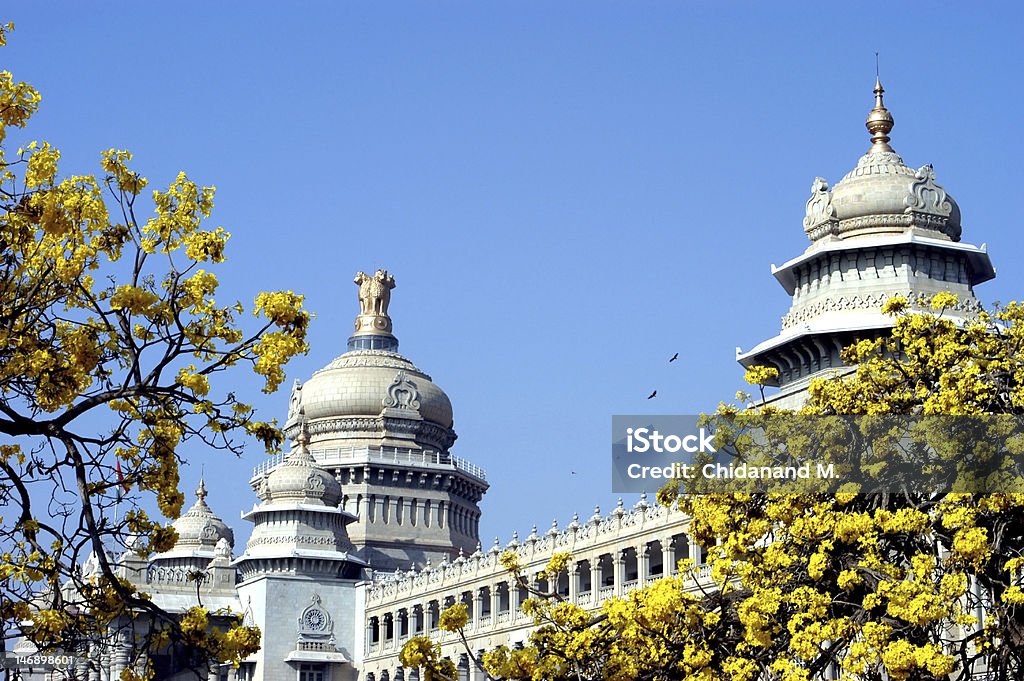 Vidhana Soudha, Bangalore - Royalty-free Adulação Foto de stock