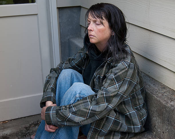 istock Homeless woman 146898602
