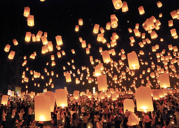 istock Firework Festival in Chiangmai Thailand 146898732