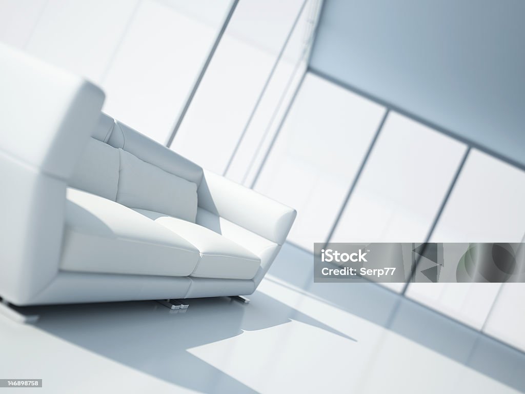 Weißen sofa - Lizenzfrei Behaglich Stock-Foto