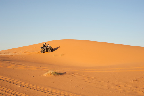 quadbike in the desert