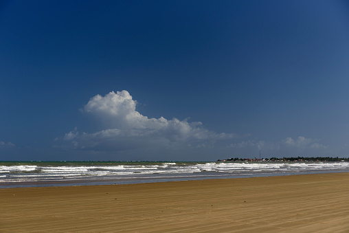 Flecheira beach on the southern coast of the state of Alagoas in northeastern Brazil