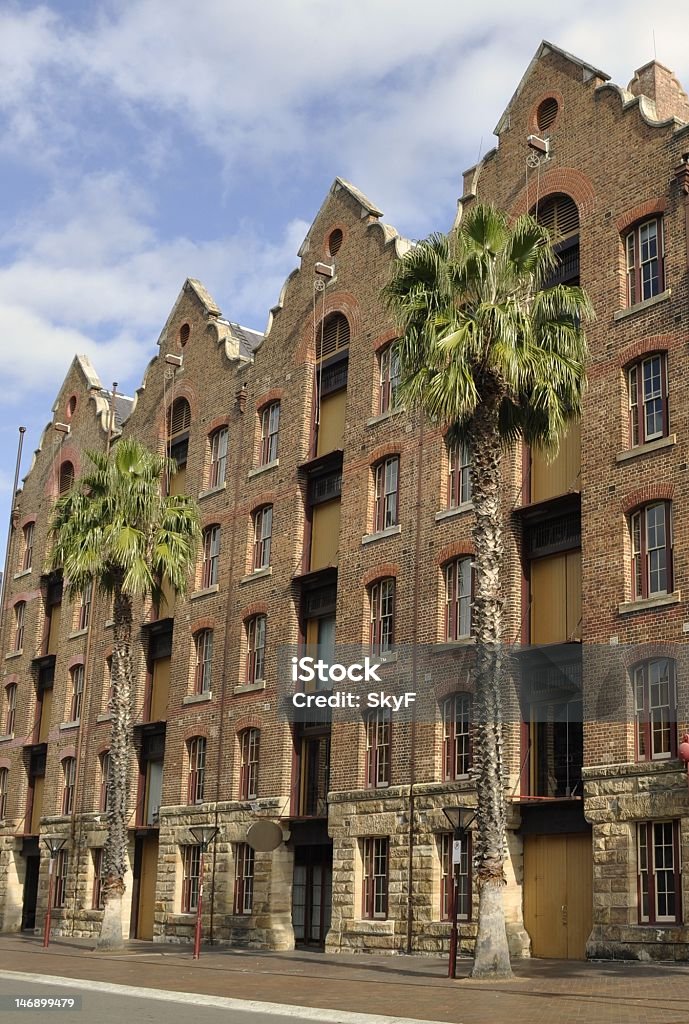 Backstein-Gebäude - Lizenzfrei Altertümlich Stock-Foto