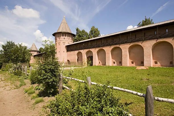 Suzdal. Spaso-Evfimiev a monastery (it is based in the middle of XIV century). The Fortification