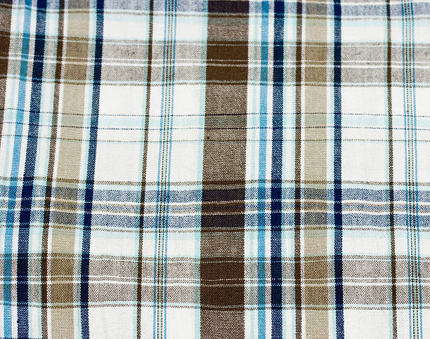 Plaid Fabric Texture stock photo