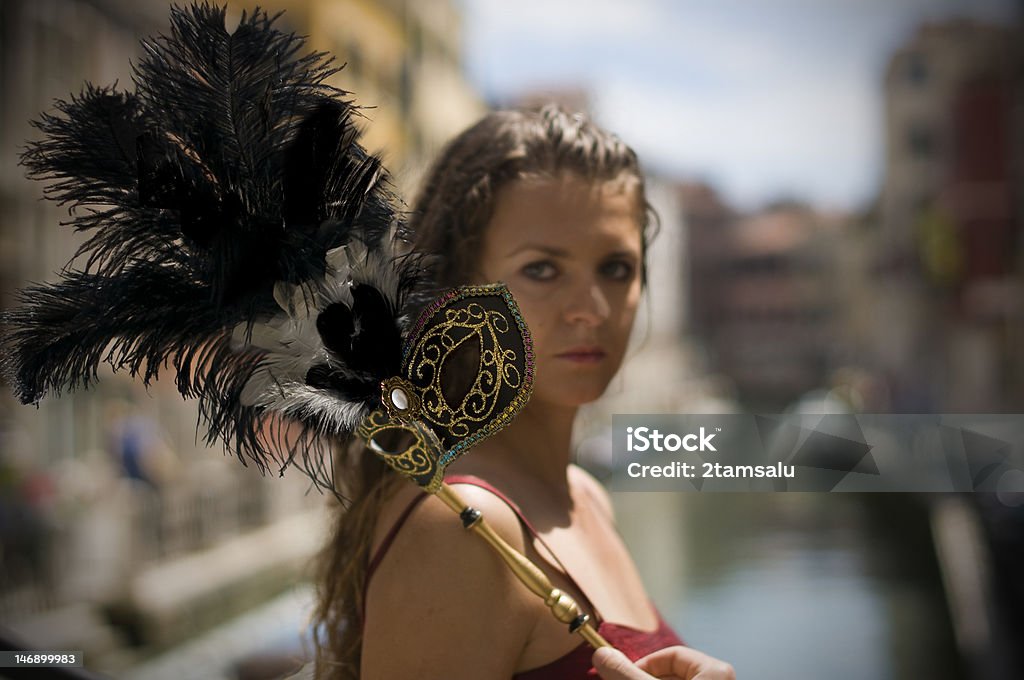 Wenecka maska - Zbiór zdjęć royalty-free (Chować się)