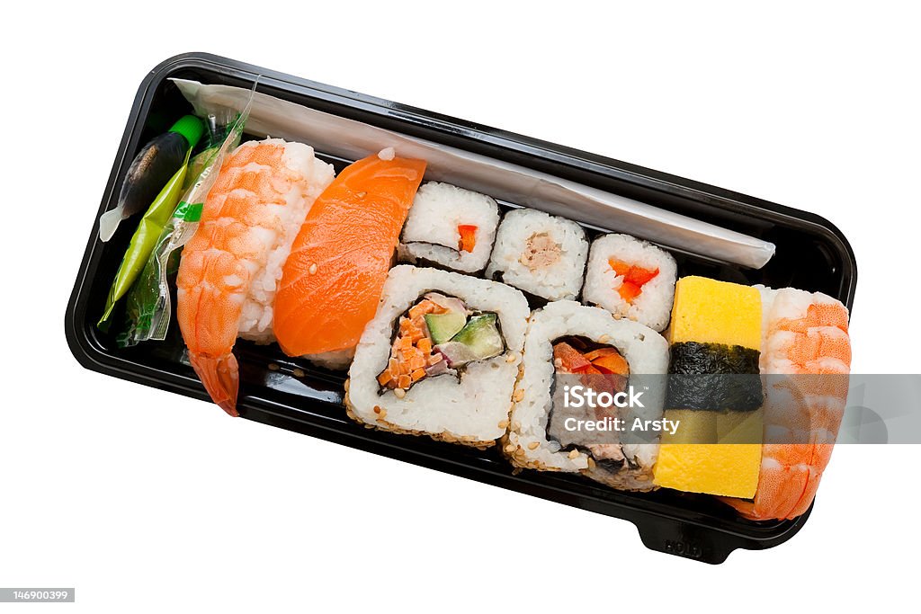 Satz von sushi - Lizenzfrei Sushi Stock-Foto