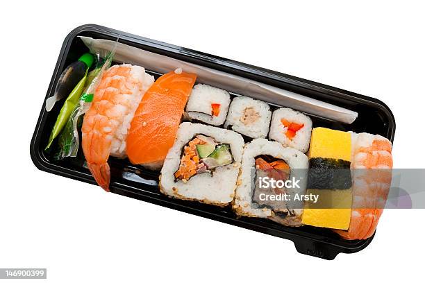 Satz Von Sushi Stockfoto und mehr Bilder von Sushi - Sushi, Bentobox, Asien