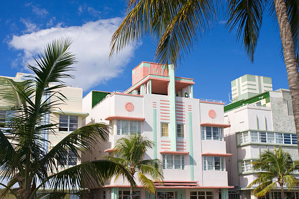 istock Miami Beach, Art Deco style on Ocean Drive 146900526