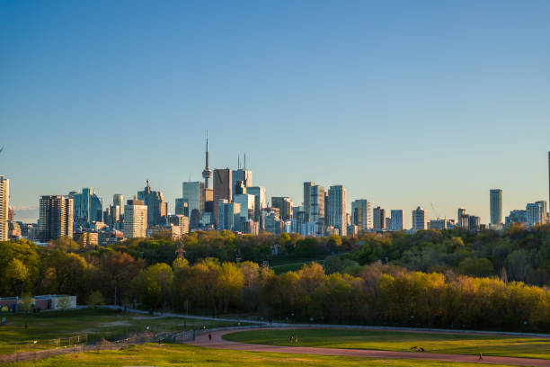 istock Downtown Toronto Canada panoramic cityscape skyline 1469007213