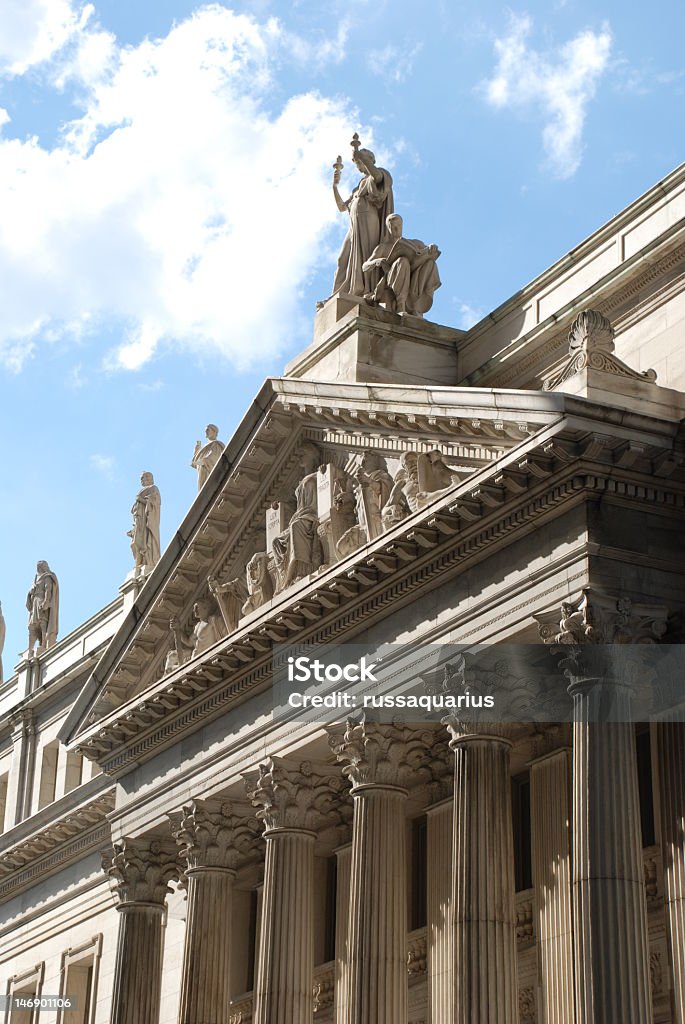 Hermoso palacio de justicia - Foto de stock de Arquitectura libre de derechos