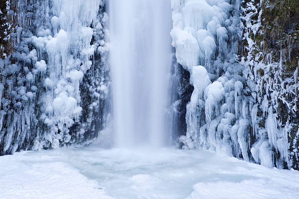 istock Wateralls frozen in winter 146901156