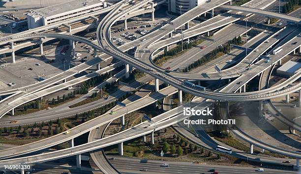 Spaghetti Autostrada - zdjęcia stockowe i więcej obrazów Droga publiczna - Droga publiczna, Spaghetti, Betonowy