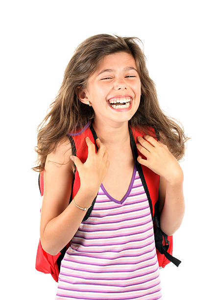 istock Beautiful Girl with Backpack 146902081