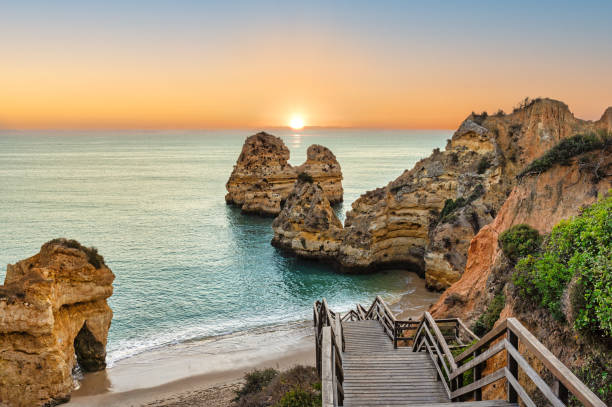 istock Beuatifull view of Camilo Beach, Algarve 1469025526
