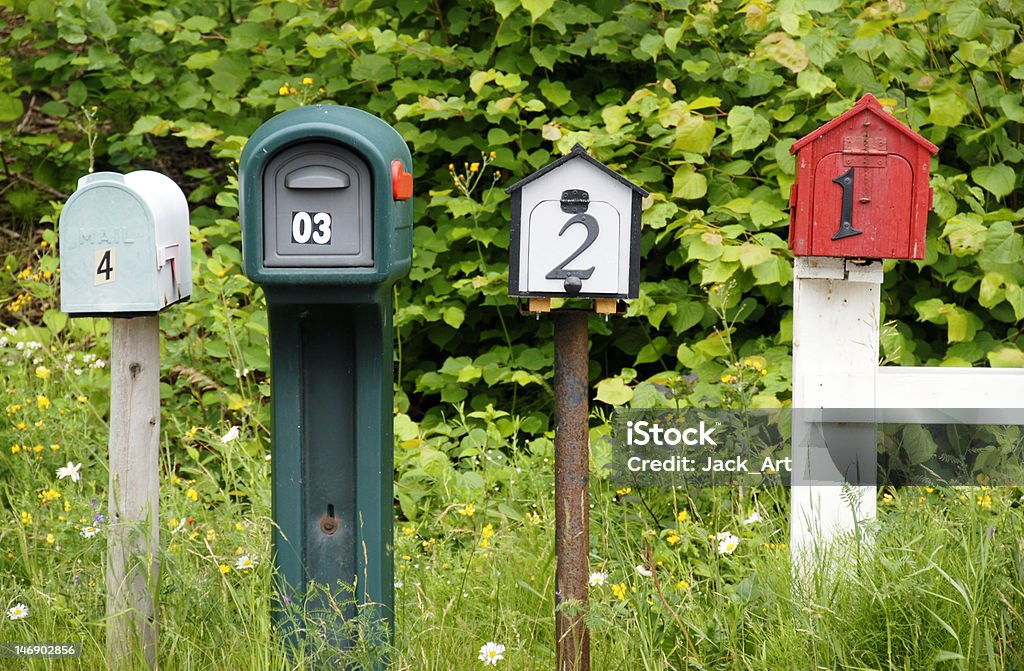 mailbox - Zbiór zdjęć royalty-free (Flaga)