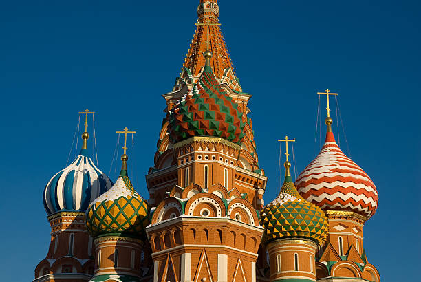 Moscow. Saint Basil's Cathedral stock photo