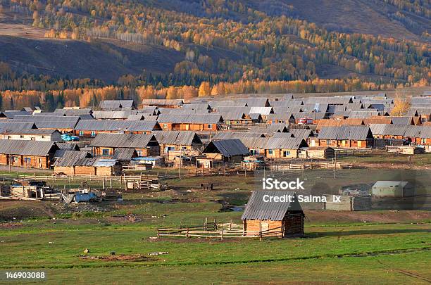 Nomadsvillage Stockfoto und mehr Bilder von Außenaufnahme von Gebäuden - Außenaufnahme von Gebäuden, Baugewerbe, Baum