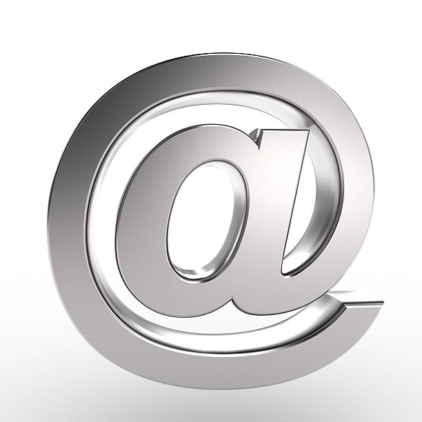 istock A chrome email symbol isolated on white 146903753