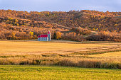 Fall colors surrounding St. Nicholas Anglican Church, near Craven, SK