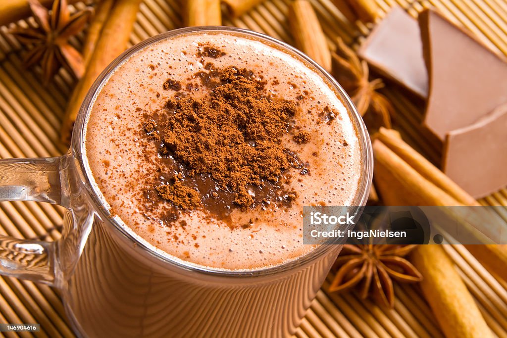 chocolate caliente con especias - Foto de stock de Anís libre de derechos