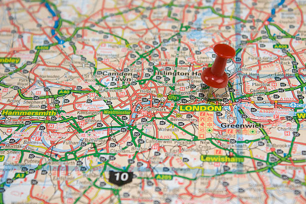 istock Road Map of London 146904650