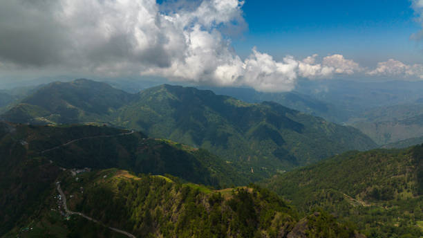 istock Tropical landscape with mountains. 1469046805