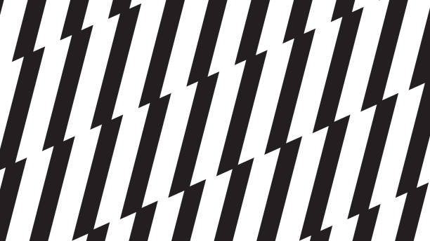 seamless black and white lighting pattern vector - pattern stock illustrations